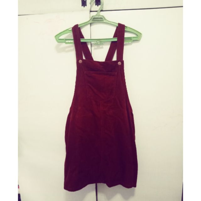 maroon jumper skirt