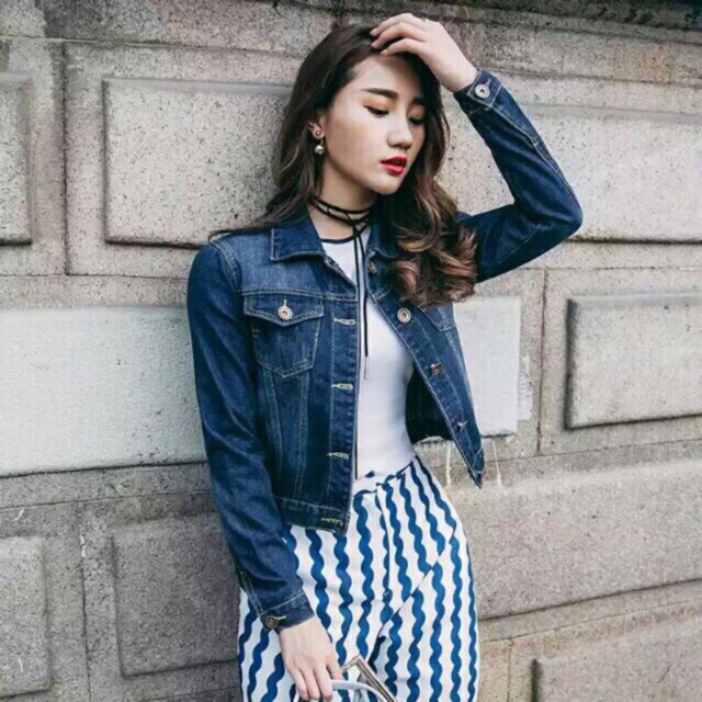 denim jacket shopee