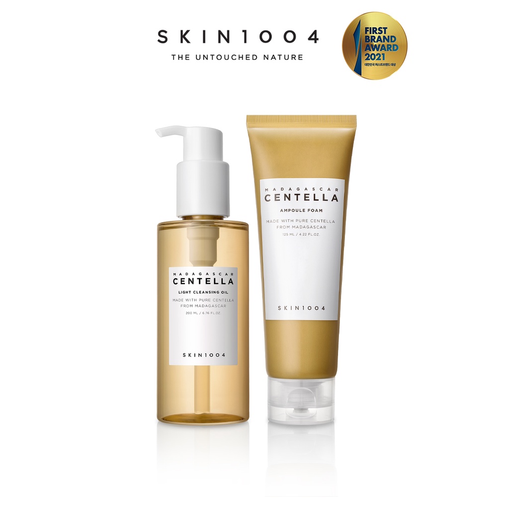 SKIN1004 [Centella Duo Cleanser Set] Cleansing Oil 200ml+Ampoule Foam