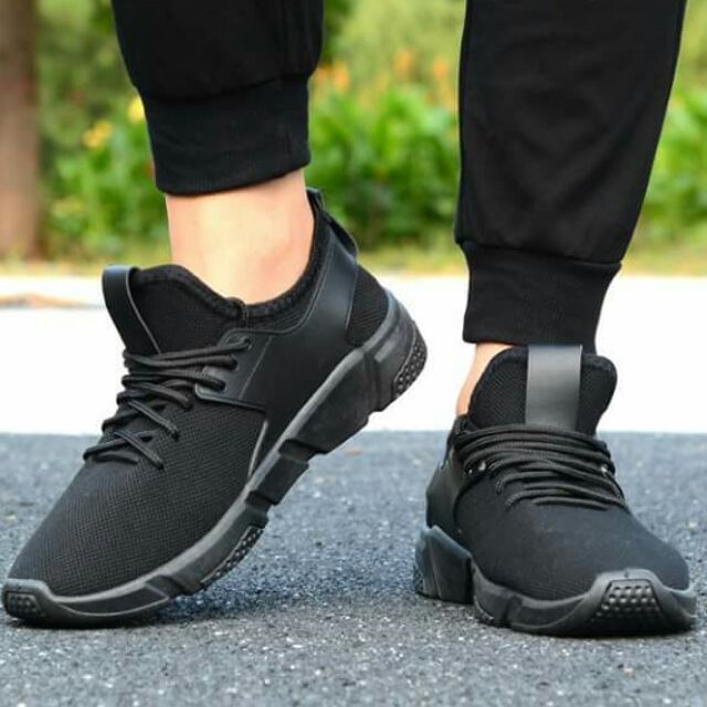 nice all black shoes