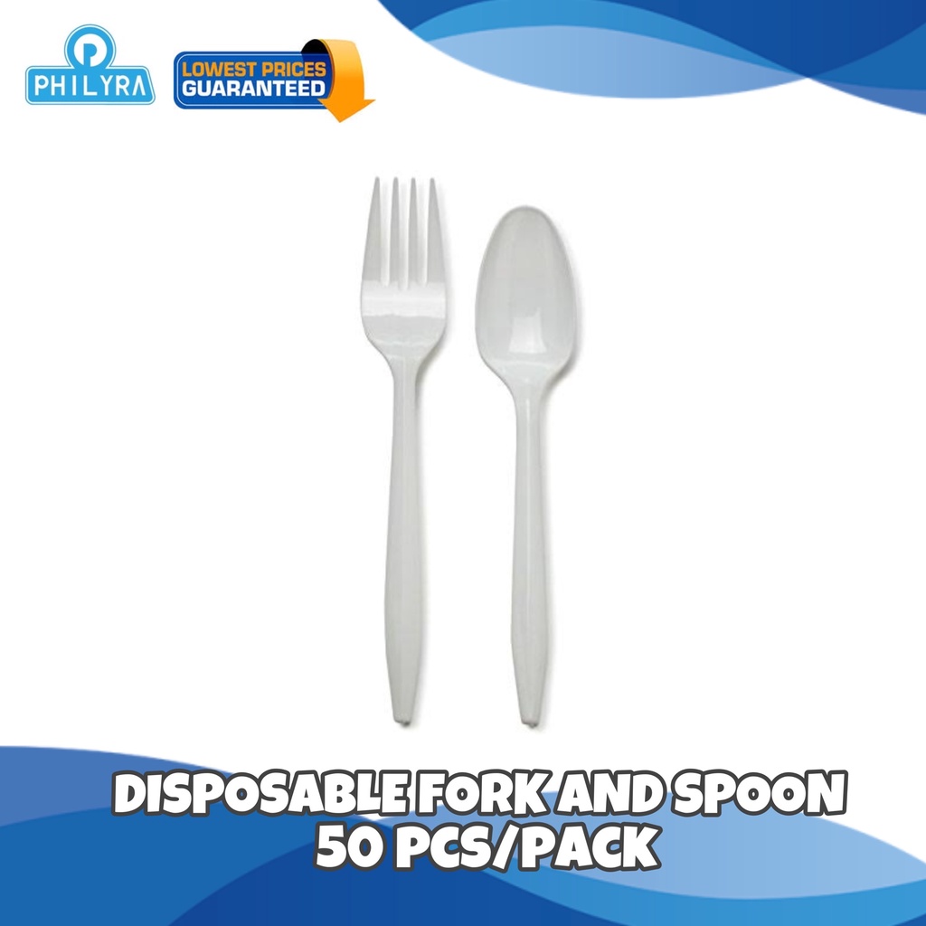 Disposable Spoon and fork 25 pcs. per pack Shopee Philippines