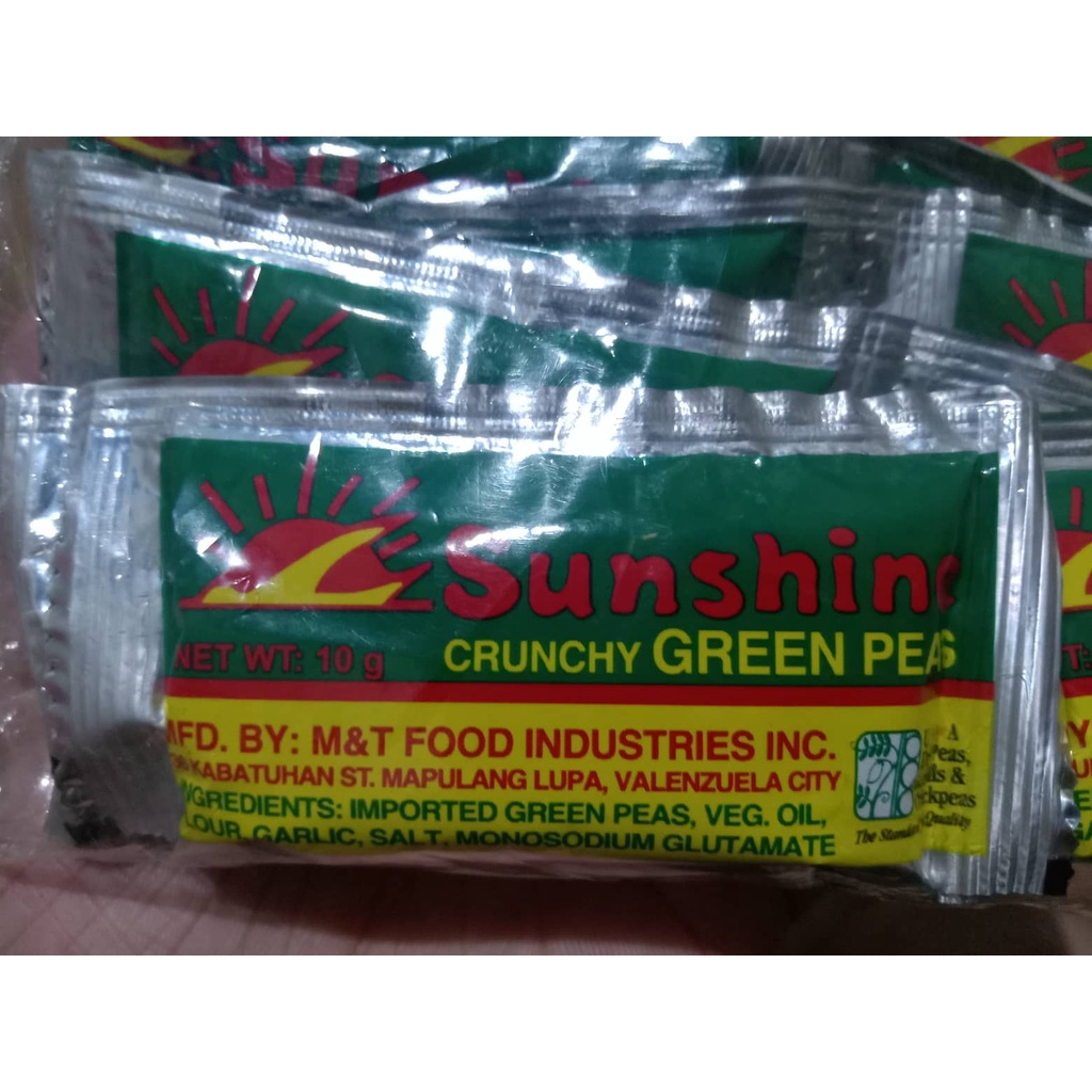 Sunshine Crunchy Green Peas 20 pcs per pack Shopee Philippines