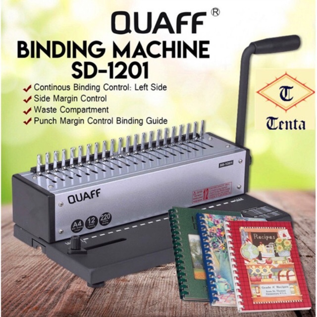 QUAFF BINDING MACHINE A4 SIZE Shopee Philippines