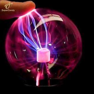 Magic Plasma Ball Touching Sound Sensitive Plasma Lamp Light for Parties Decorations Kids Bedroom DQ #7