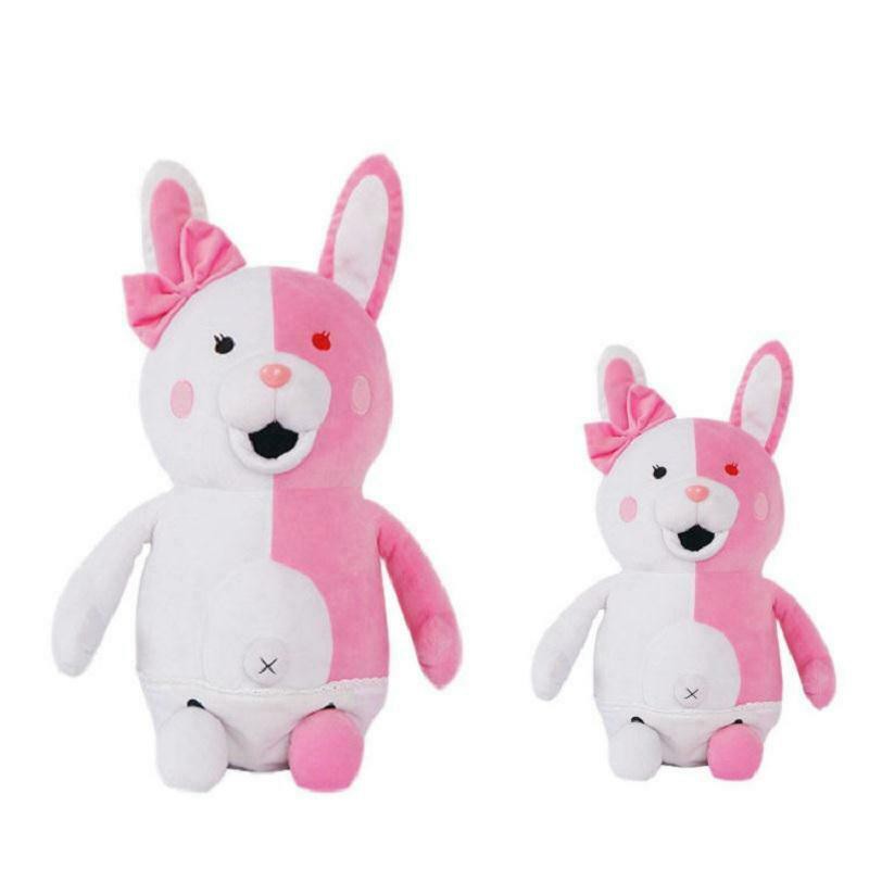 Game Danganronpa Monomi Rabbit Monokuma Bear Plush Toy Stuffed Doll Kids Gift 