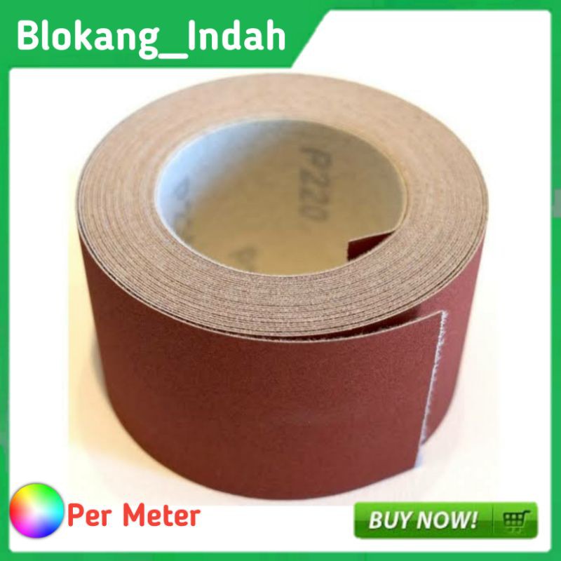 Sandpaper Roll Fabric per Meter Grit 60,80,100,120,150,180,240,400,600