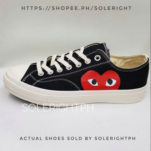 Converse X CDG Chuck Taylor Star Low Play 'Black/White' | Philippines