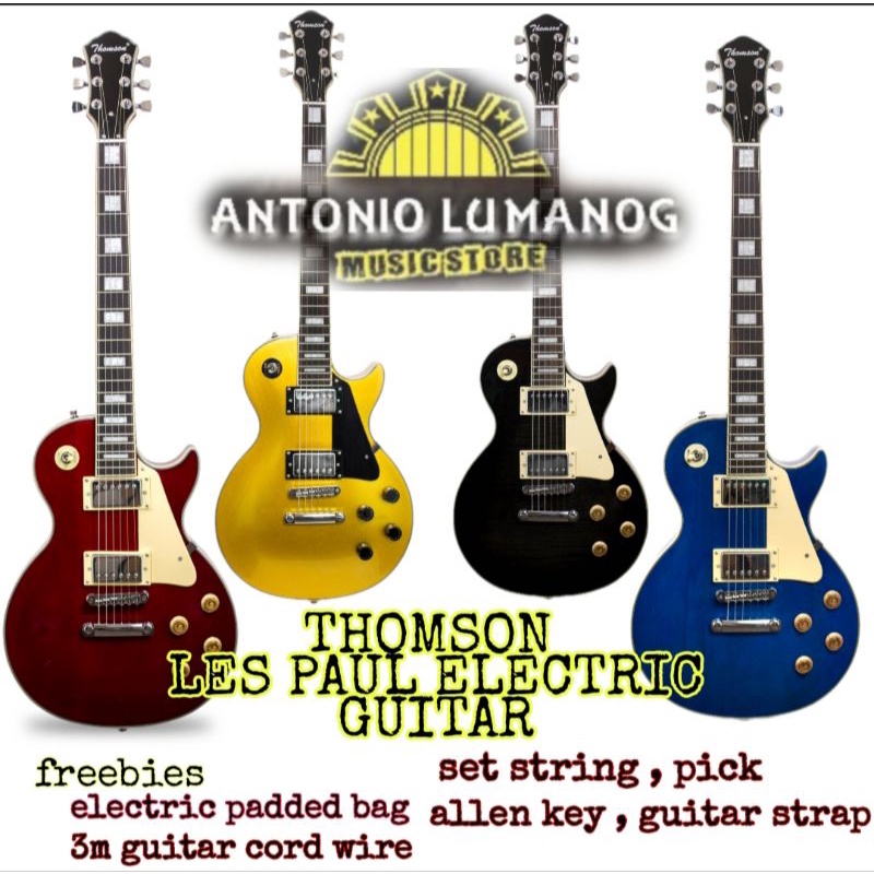 Thomson les paul electric guitar w/ freebies , low action (free