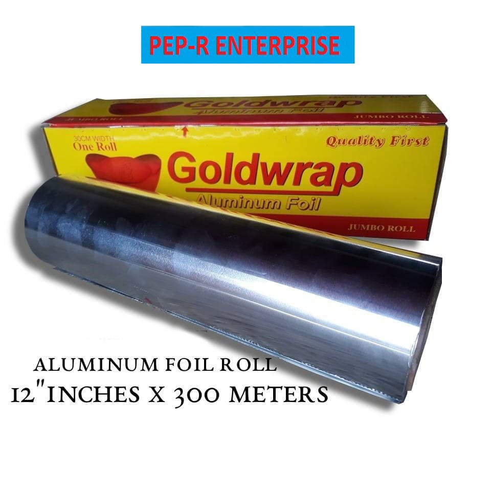 GoldWrap Aluminum Foil Jumbo Roll 300 meters Good Quality Shopee