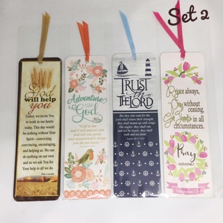 Bible Verses Bookmarks Set of 4 | Shopee Philippines