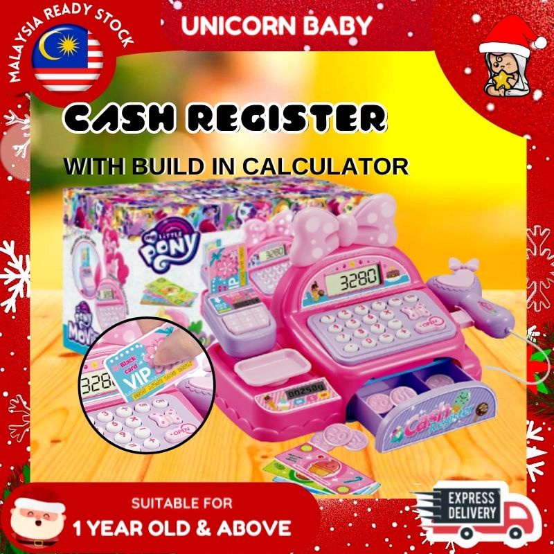 Pretend Play Cash Register Toys Casher Cashier Machine Cashier Toys Set