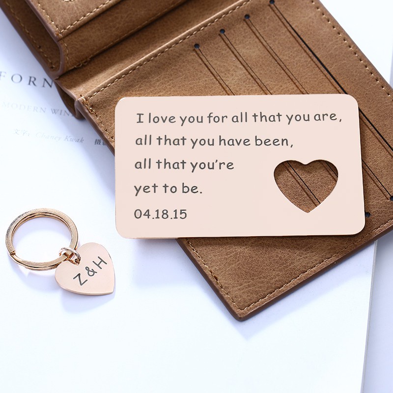 *Top* Blessing Message Gifts Card Custom Greeting Wallet Insert gift Custom Souvenir