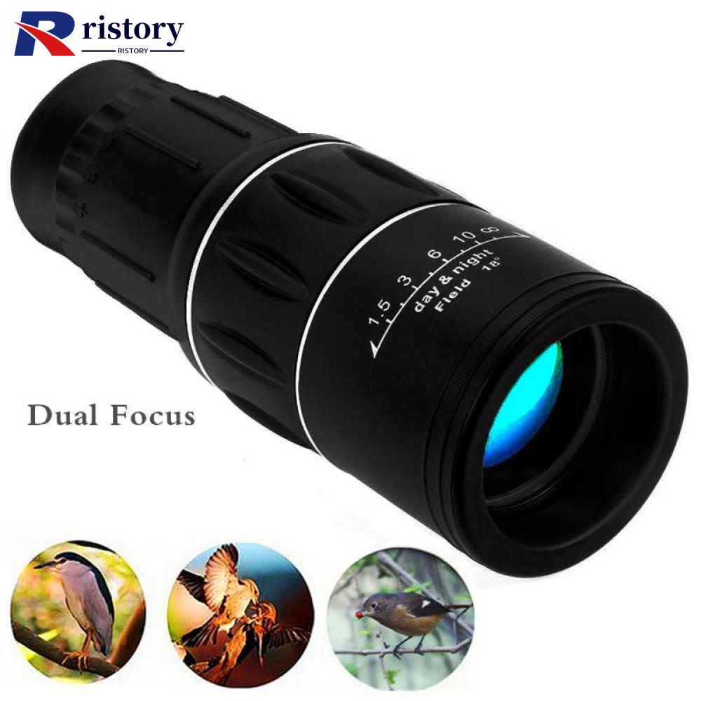 RISTORY 16X52 Handheld Dual Focus Monocular Telescope for Tourism