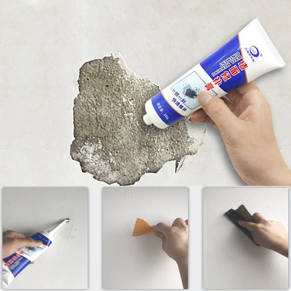 BHM Wall Mending Paste/ Hole Wall Repair Cream 250Grams Shopee