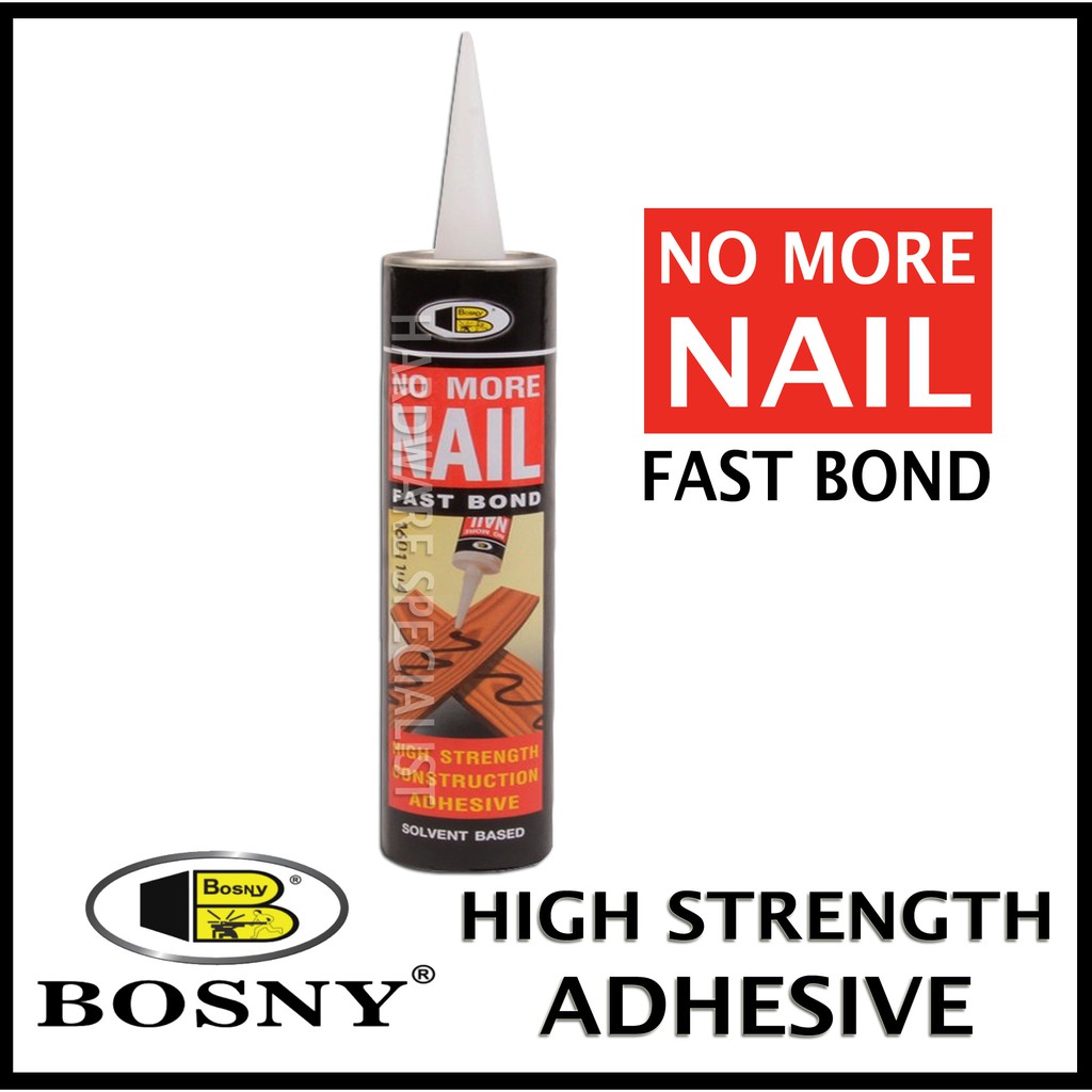 Bosny No More Nail High Strength Adhesive 300 ml Shopee Philippines