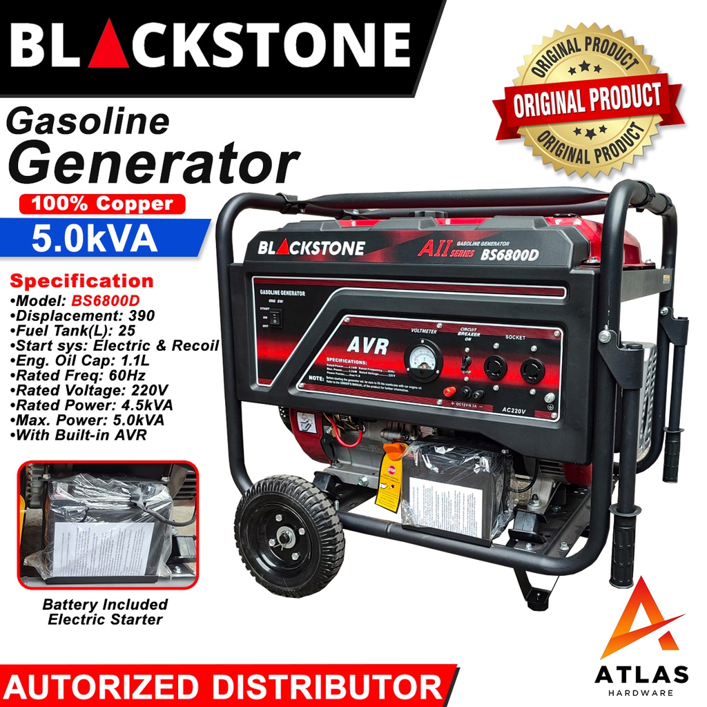 blackstone-gasoline-generator-bs6800d-electric-start-shopee-philippines