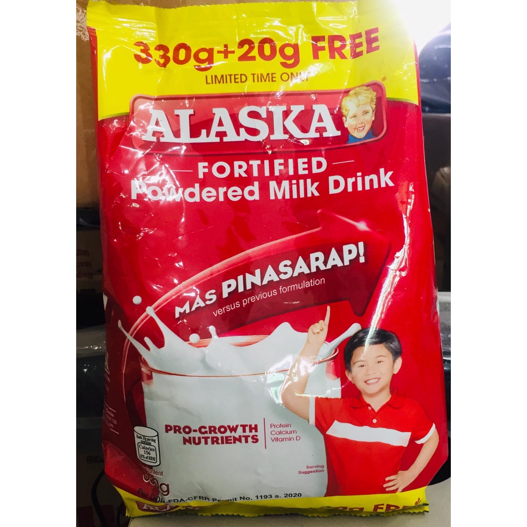 Alaska Fortified Powdered Milk 330g Shopee Philippines