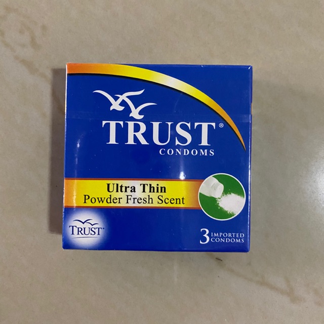 Trust Condom Ultra Thin Shower Fresh, Powder Fresh | Shopee Philippines