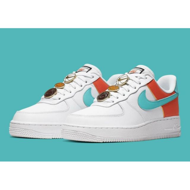 nike air force orange and blue