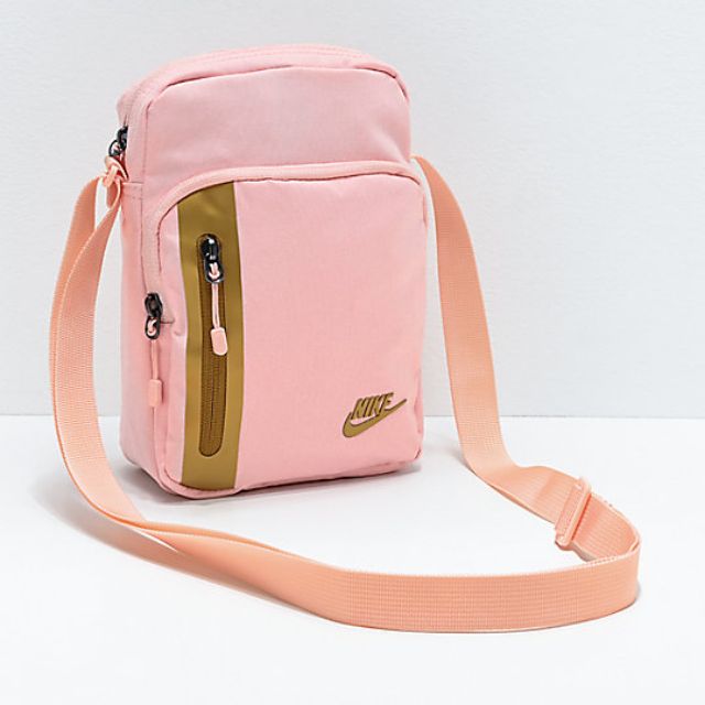 nike sling bag rose gold