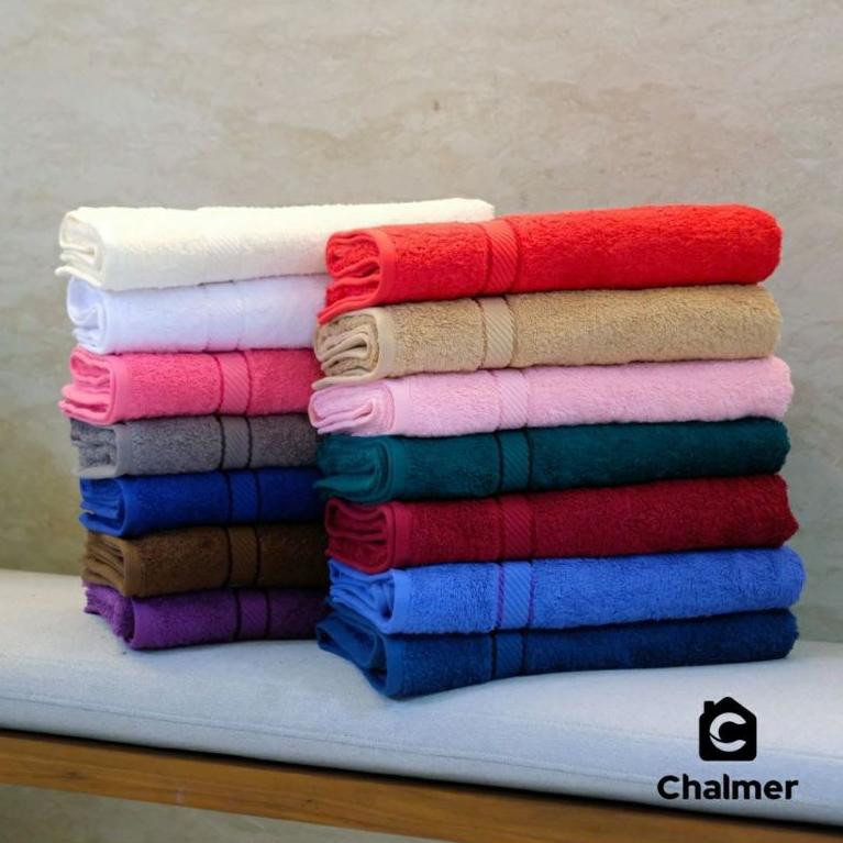 Chalmer Towel 50x100 Bath Towel Spa Water Absorbent 0∨ | Shopee Philippines