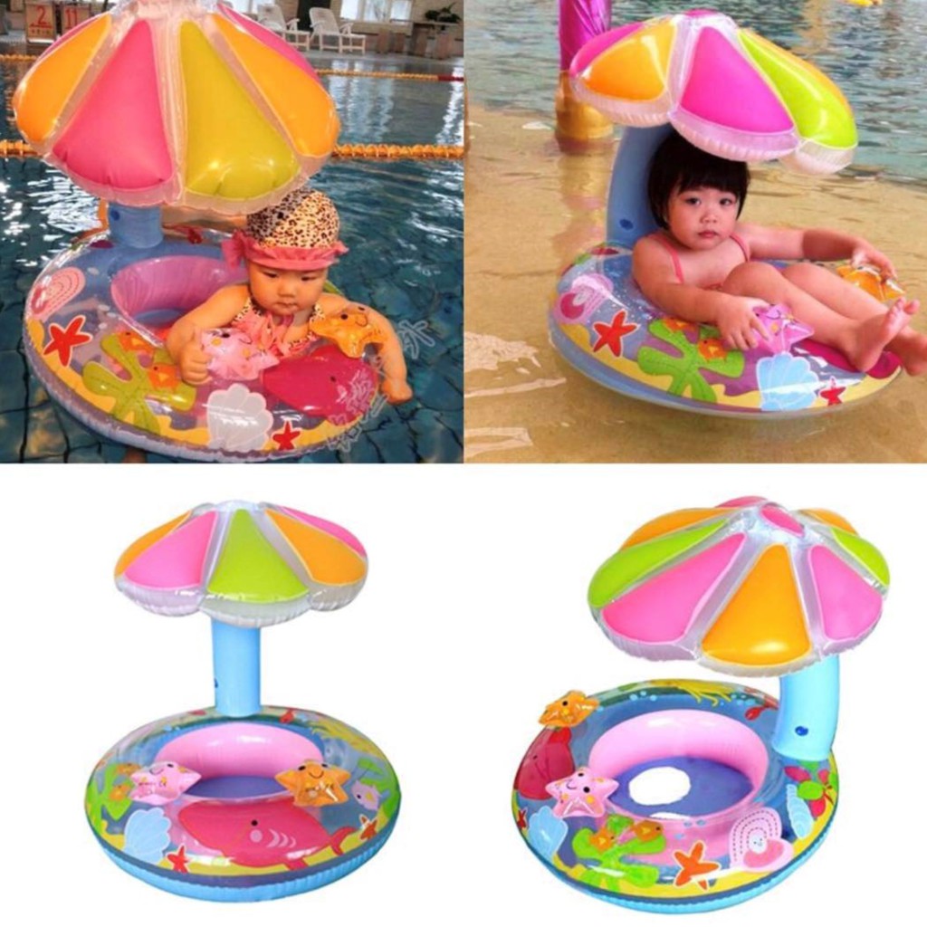 baby swimming pool with umbrella
