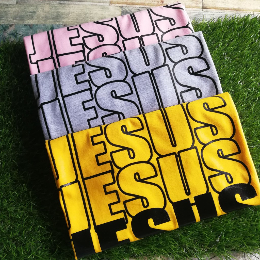 statement-shirt-jesus-no-other-name-plastisol-silkscreen-shopee