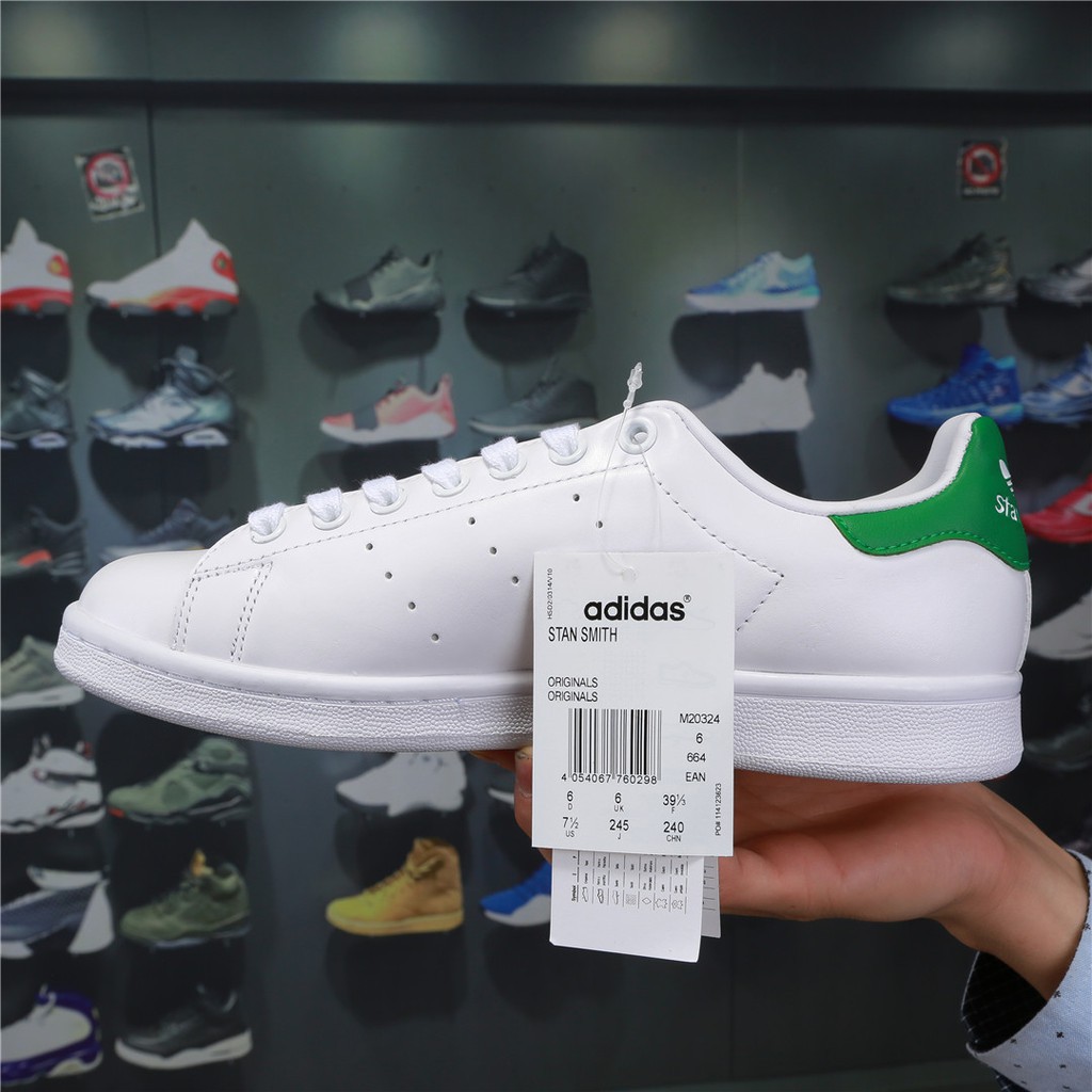 lavandería Desconexión montón 100% original Adidas STAN SMITH M20324 White Green shoes | Shopee  Philippines