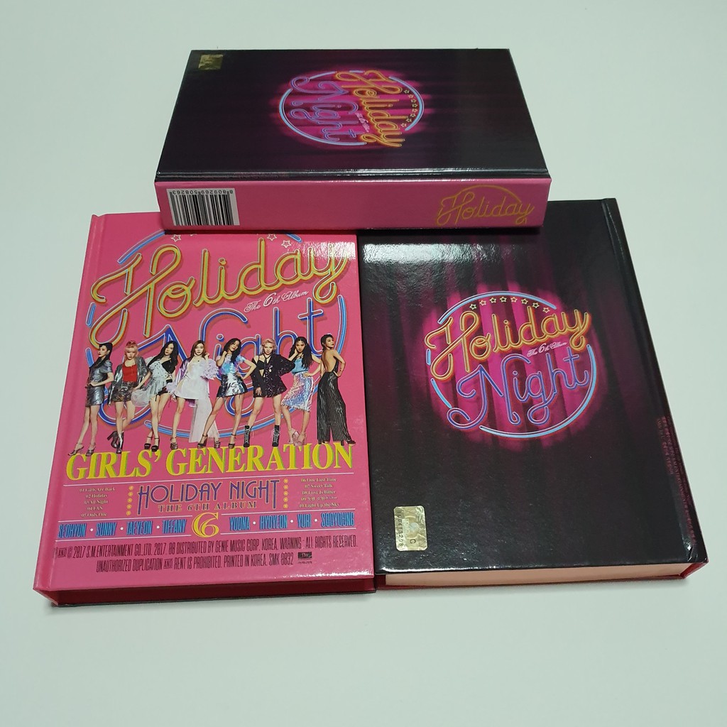 Snsd Girls Generation Holiday Night Album Unsealed No Pc Shopee Philippines