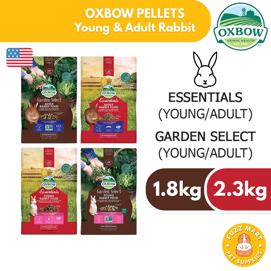 【Ready Stock】(4lb/5lb) Oxbow Rabbit Pellet Food | Essentials & Garden Select #1