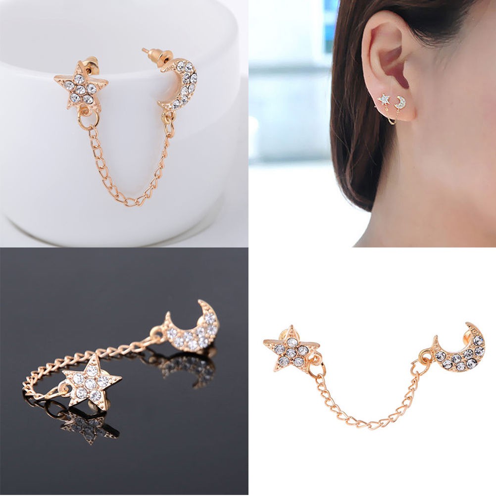 AMPH 1 pc Fashion Women Double Piercing Earring Shopee Philippines