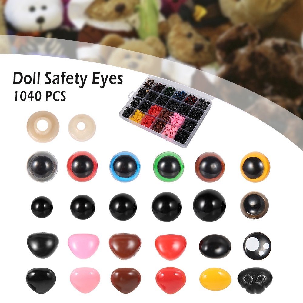 2020 New 1040pcs Mata Boneka  Doll Eyes 6 12mm Safety 