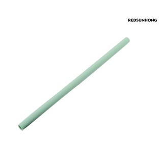 COD※ Juice Beverage Reusable Travel Straight Silicone Drinking Straw Pipe  #7