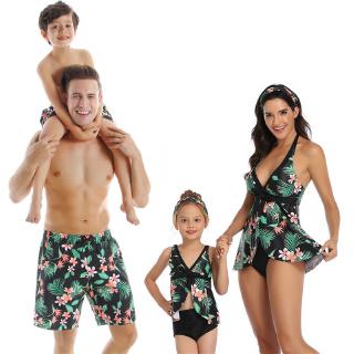 mother and son swimwear