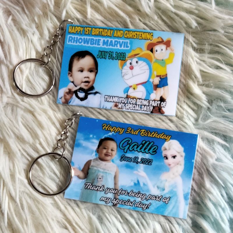 Laminated keychain, Giveaways souvenir! Shopee Philippines
