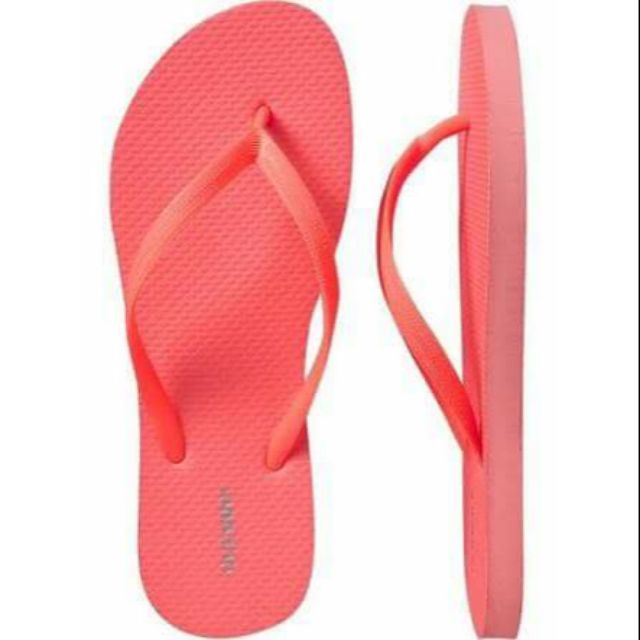 old navy pink flip flops