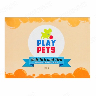 Play Pets Anti Tick and Flea Soap 135g
