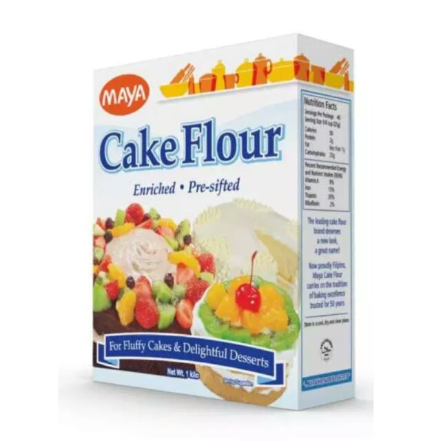 MAYA Cake Flour 1kg (Enriched&Presifted) Shopee Philippines