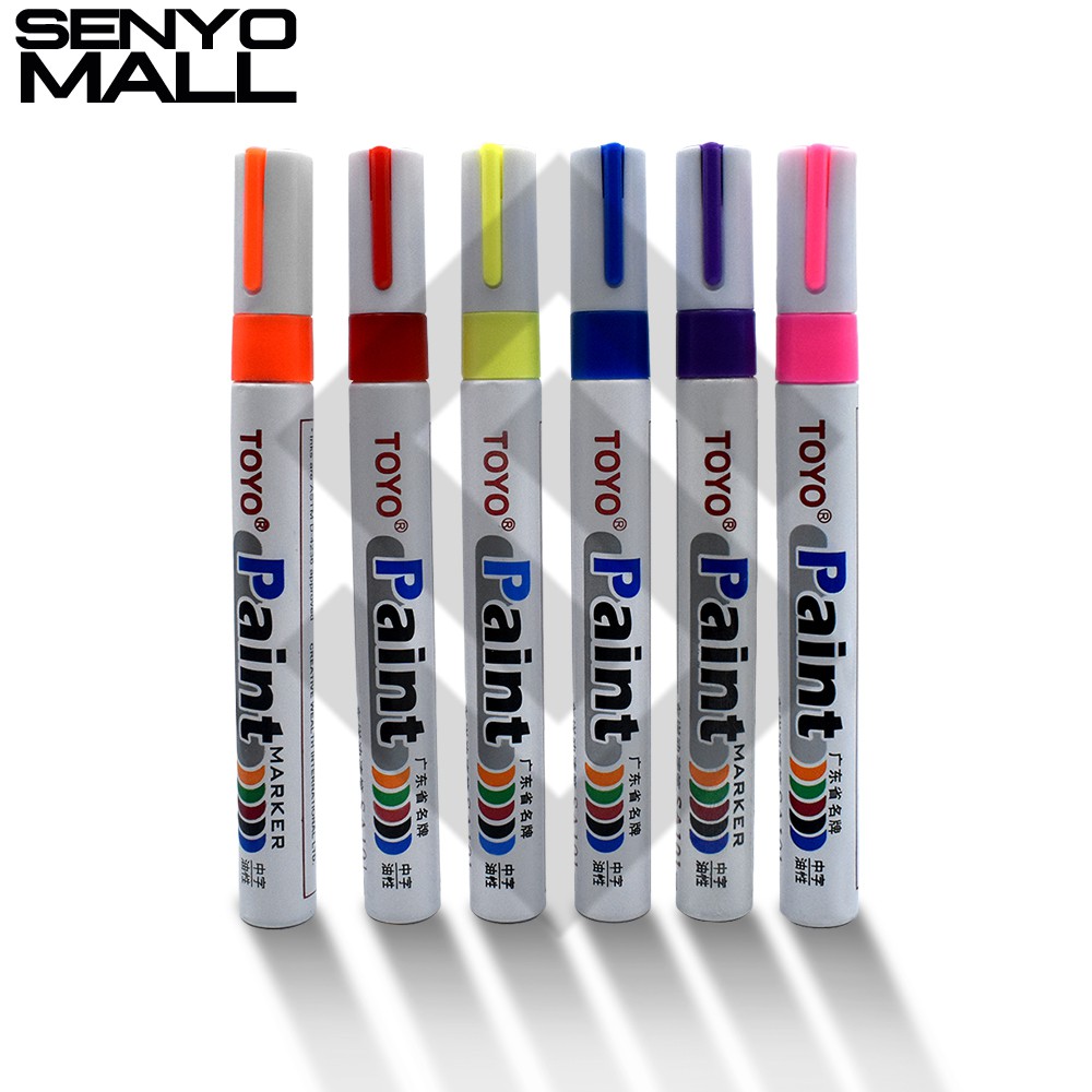 ORIGINAL TOYO PERMANENT PAINT MARKER PEN WATERPROOF for MOTORCYCLE and