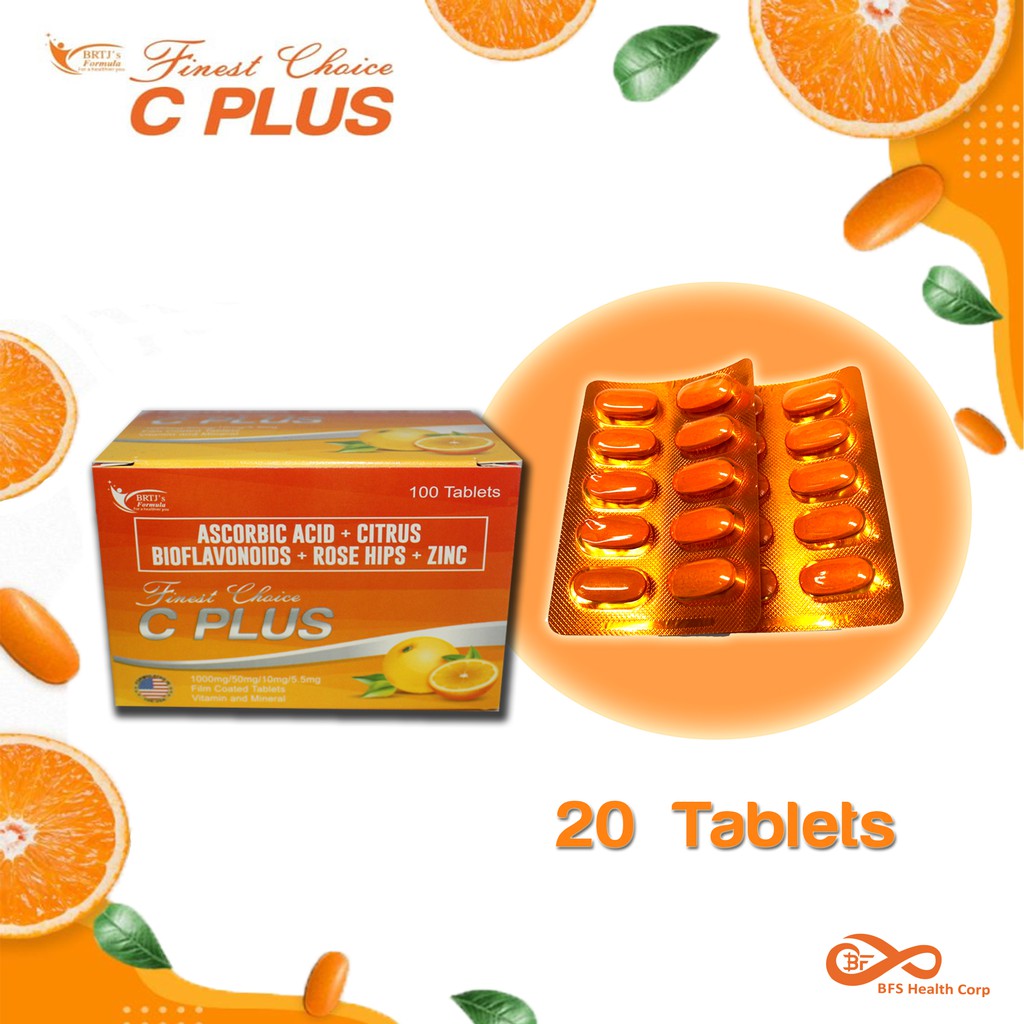 Finest Choice C Plus 20 Tablets Shopee Philippines