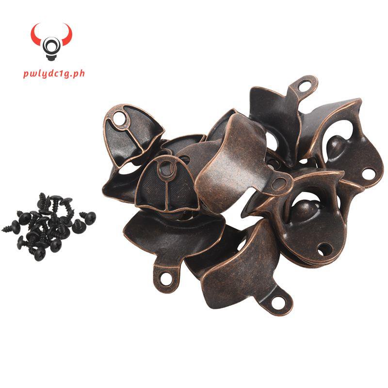 10 Pack Bottle Opener Wall Mounted Rustic Beer Opener Set Vintage Look with Mounting Screws for Kitchen Cafe Bars