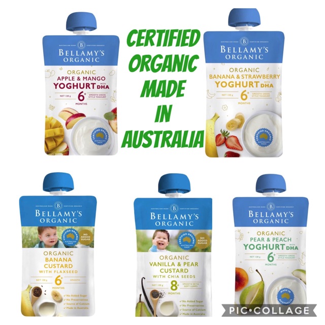 bellamy's organic pouches