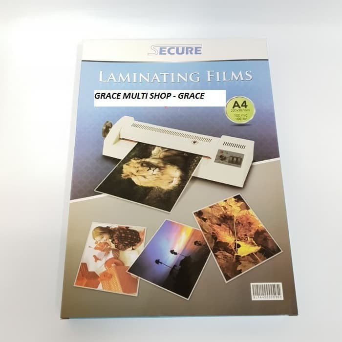 A4 Size 100 Micron Laminating Films A4 Plastic Laminator Shopee