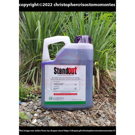StandOut 4L Glyphosat Herbicide Weed Killer (Grass cutter Pamatay ng