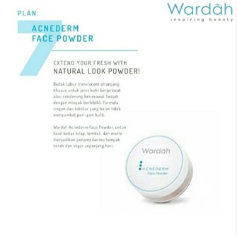 New Packaging Wardah Acne Face Powder Wardah Acnederm Face Powder Philipes