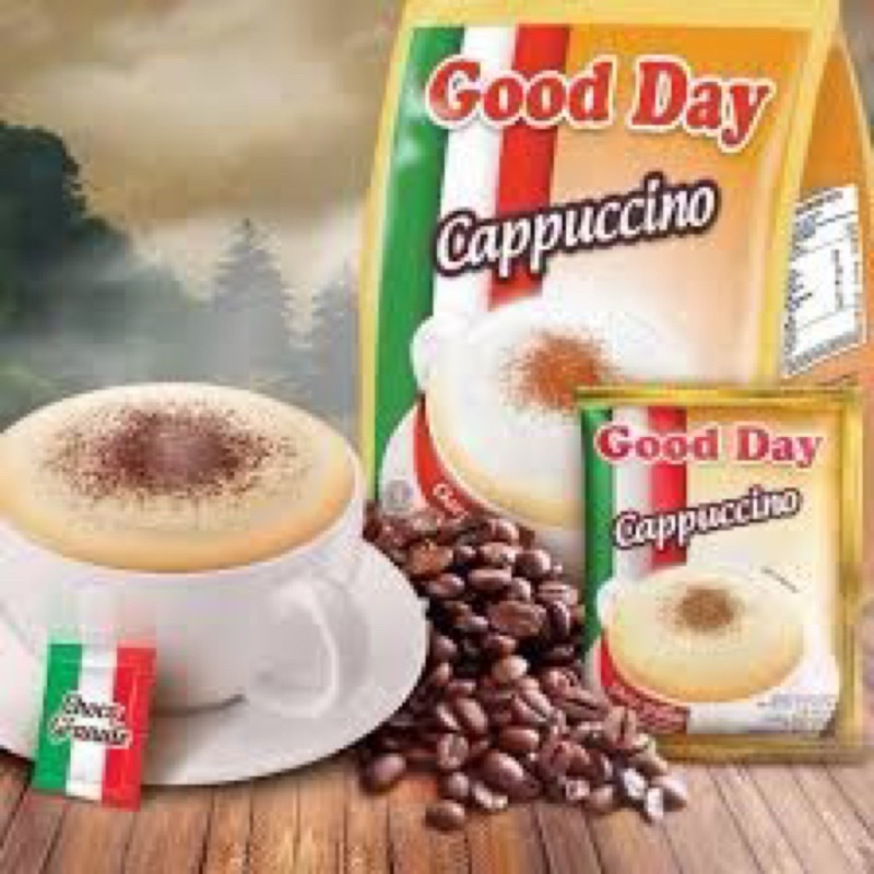 Good Day 3in1 Cappuccino with Coklat Granule 30 sachet x 25g / Good day ...