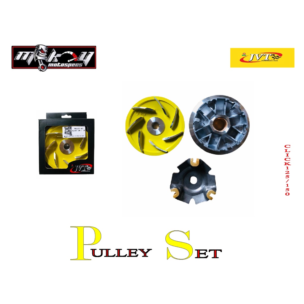 JVT Pulley Set for all Honda Click 125i/150i v1 v2 Shopee Philippines
