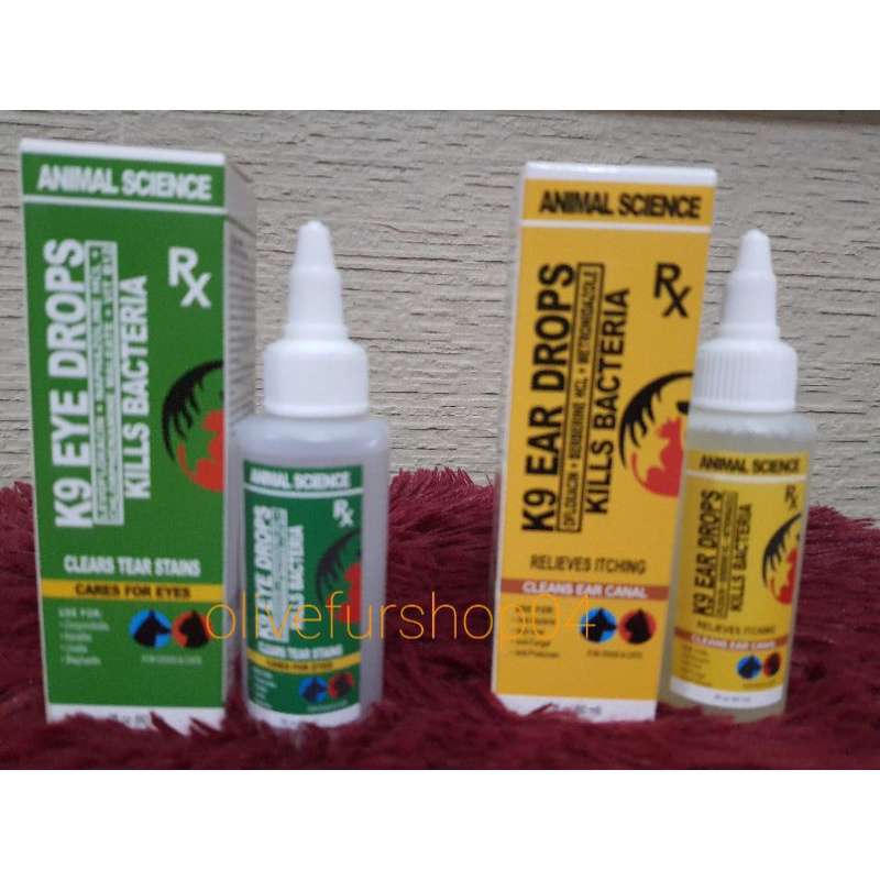 K9 EAR DROPS/ K9 EYE DROPS for Dogs and Cats 60ml Shopee Philippines