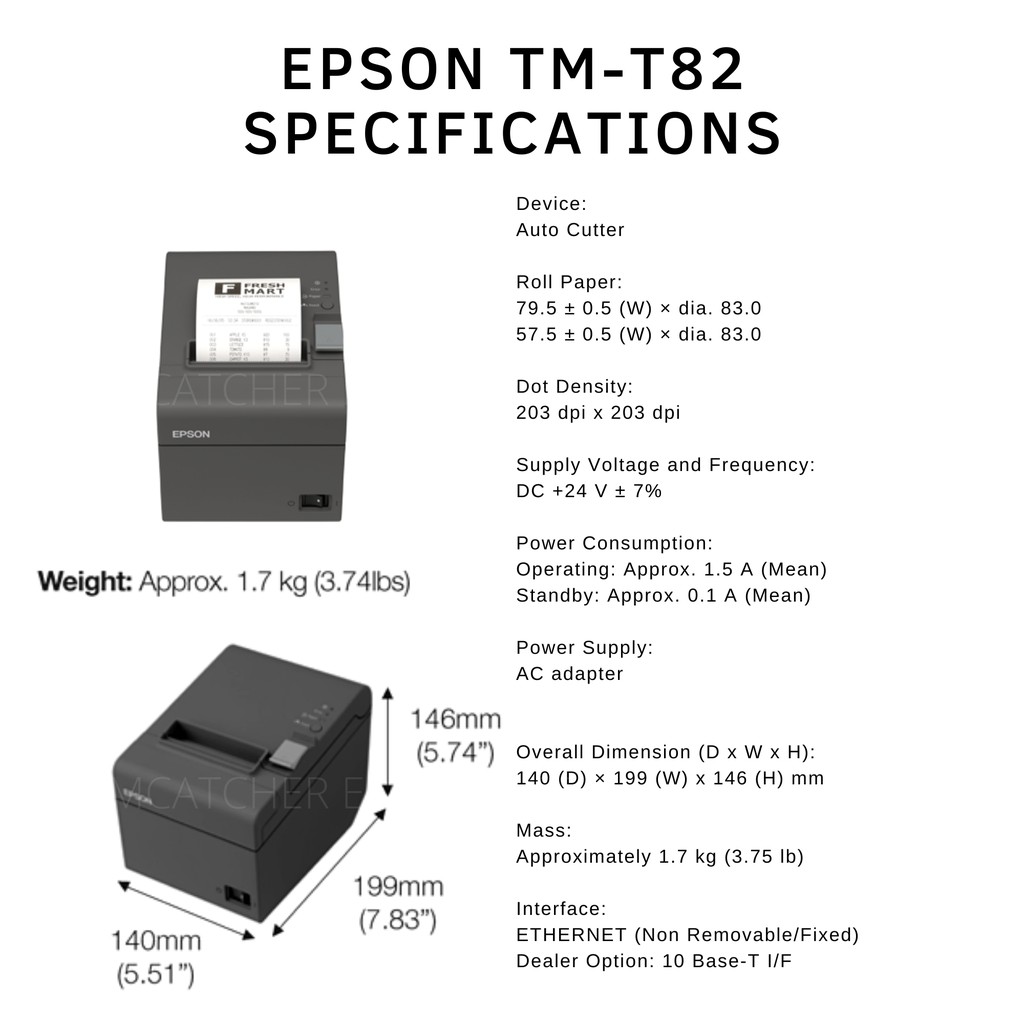 printer epson tm t82