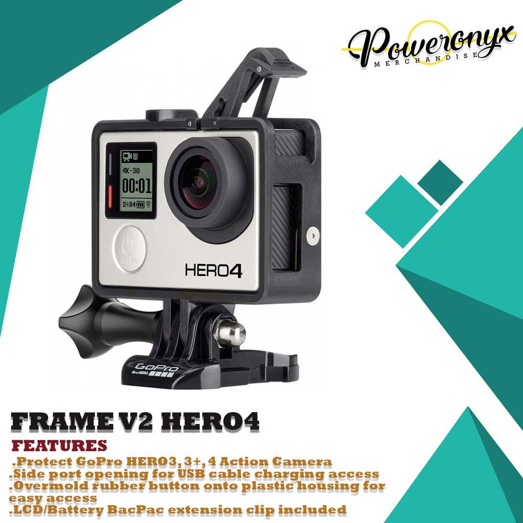 Gopro The Frame Version 2 For Hero 3 Hero 4 Shopee Philippines